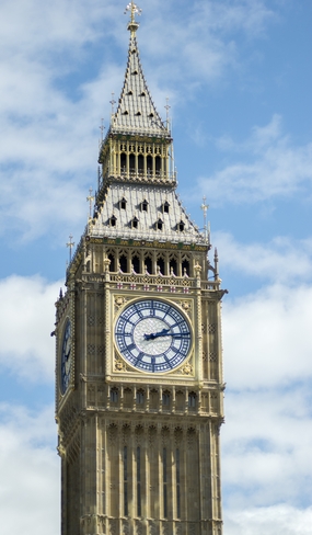 英国大本钟电子塔建筑摄影图片